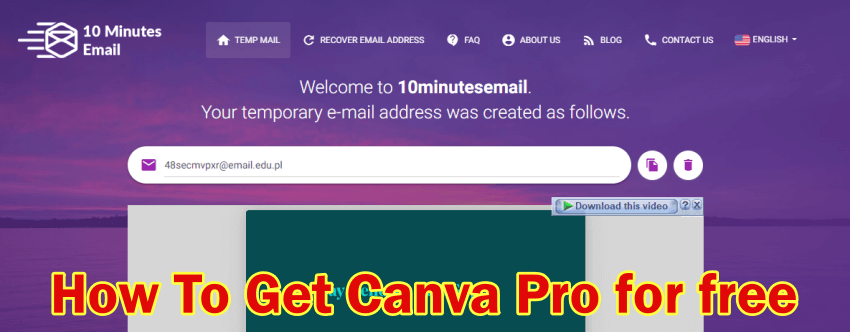 How To Get Canva Pro for free